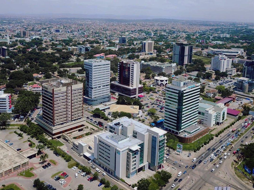 A city view of Accra
