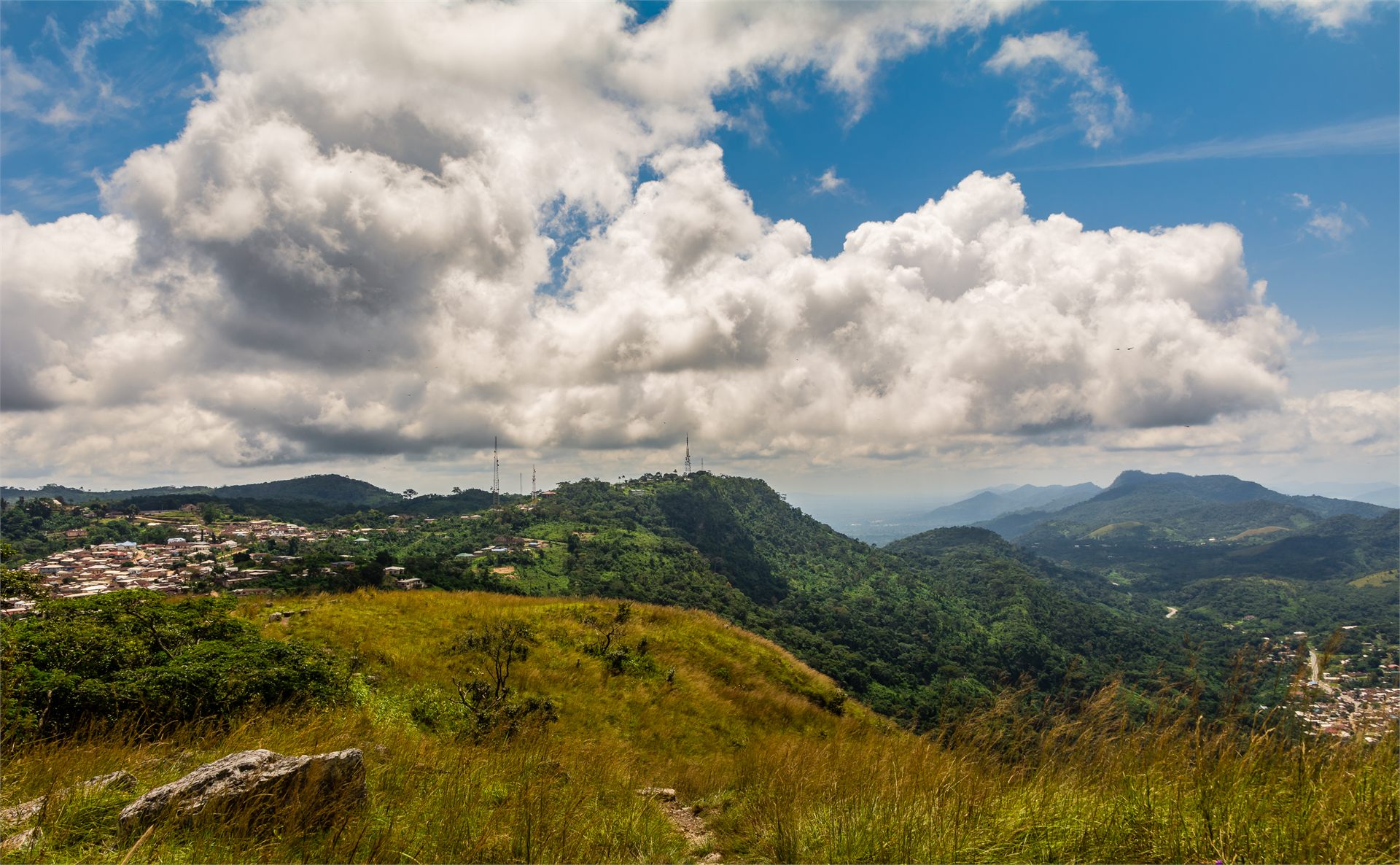 Mountain landscape from Mount Gemi